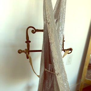 Dolls Kill Silver Metal Chain Metal Dress